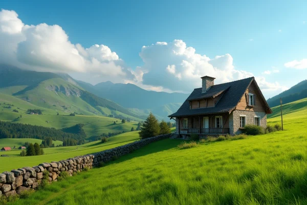 Maison à vendre dans le Cantal : charme et sérénité en terre auvergnate